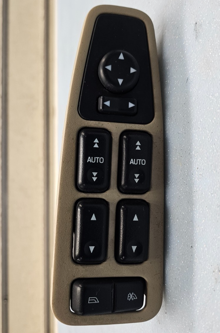 🔥03-06 Lincoln LS Left Driver Master Power Door Window Switch Lock Assembly Tan