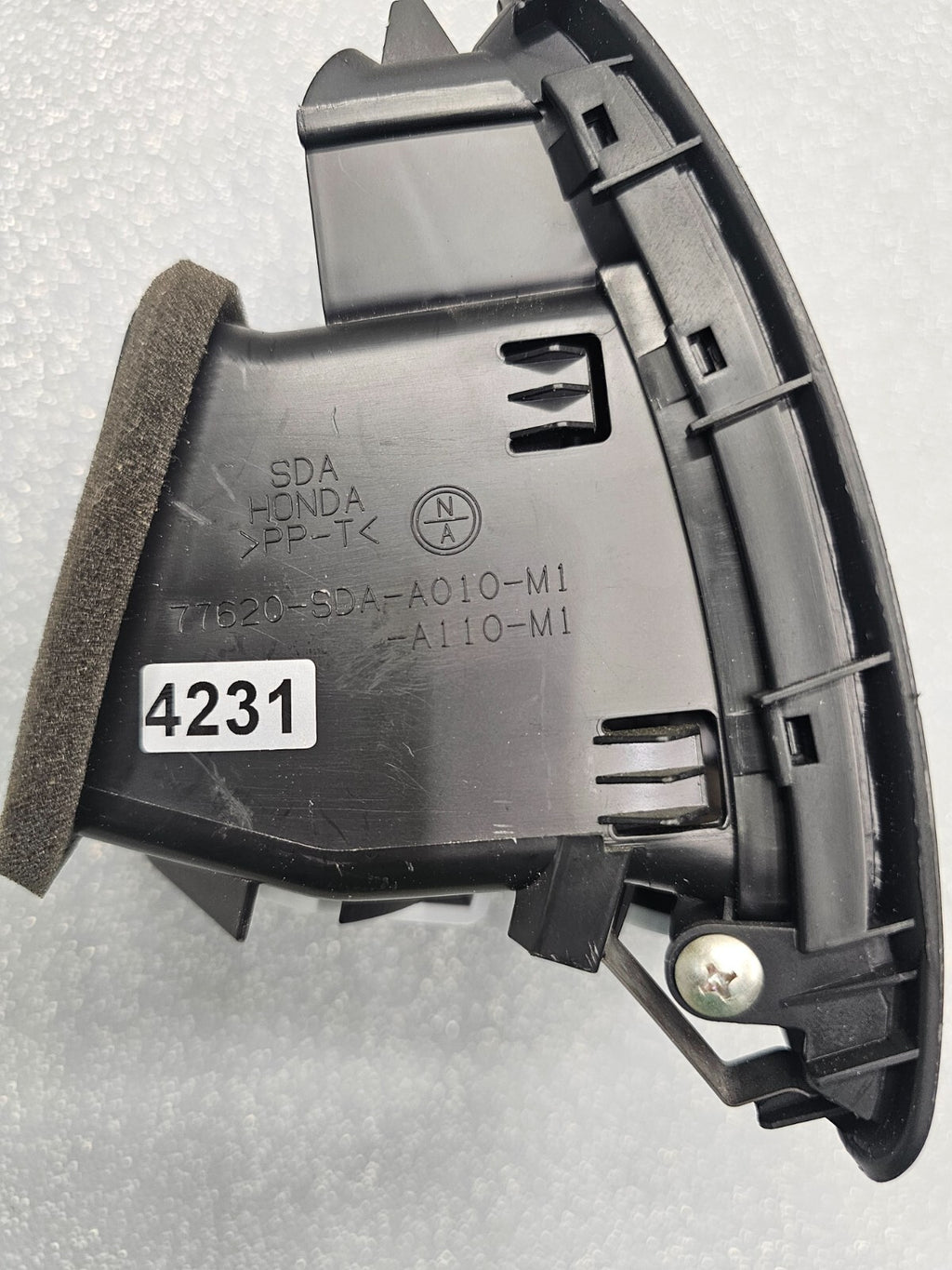 🔥 03-07 Accord Dash Right Passenger AC Air Vent Heater Conditioner Black VT32