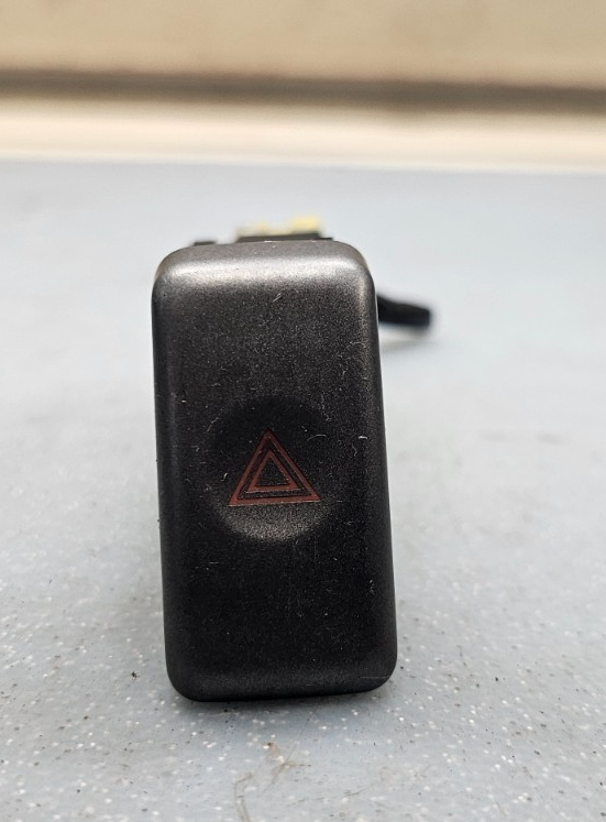 🔥03-08 Subaru Forester Emergency Light Hazard Switch Control Button Gray OEM