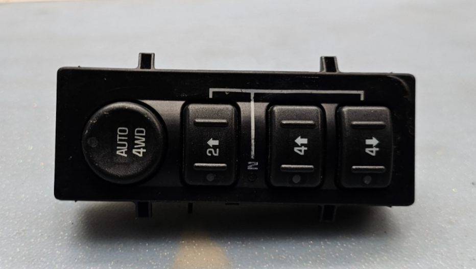 🔥03-07 Chevy Suburban GMC Yukon 4x4 4WD Selector Control Switch Assembly Black