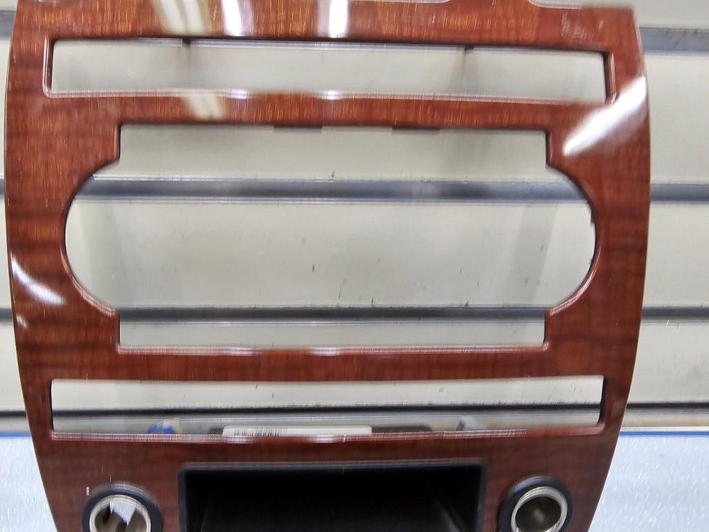 🔥05-07 JEEP GRAND CHEROKEE DASH PANEL RADIO SURROUND TRIM BEZEL WOODGRAIN OEM