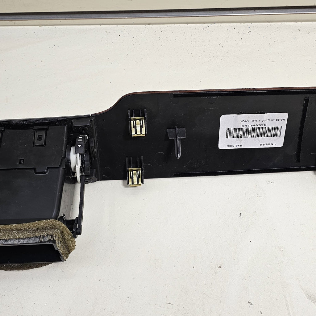 🔥07-13 Suburban TAHOE YUKON Dash Radio Bezel Trim RIGHT Panel w/ Vent WOOD B36