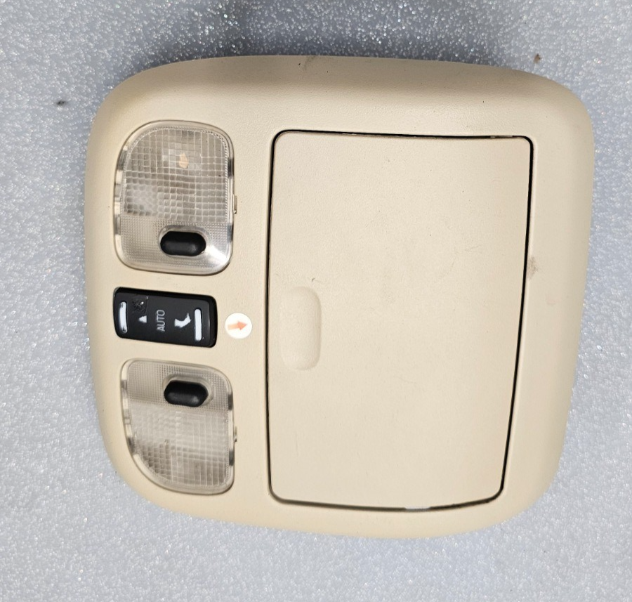 🔥10-12 Fusion Milan MKZ Overhead Console Dome Map Light Lamp Unit Storage TAN