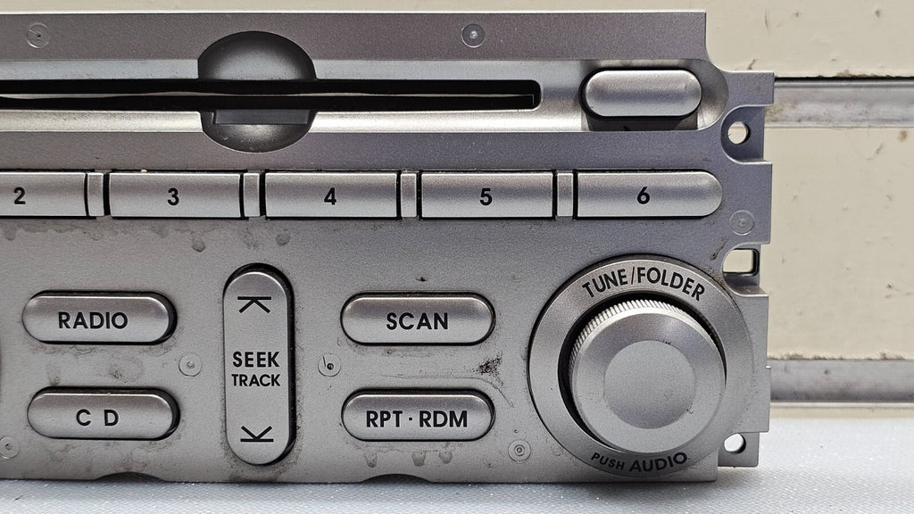 🔥08-12 Galant Dash AM FM Radio Audio Stereo Display Trim Panel Faceplate SILVER