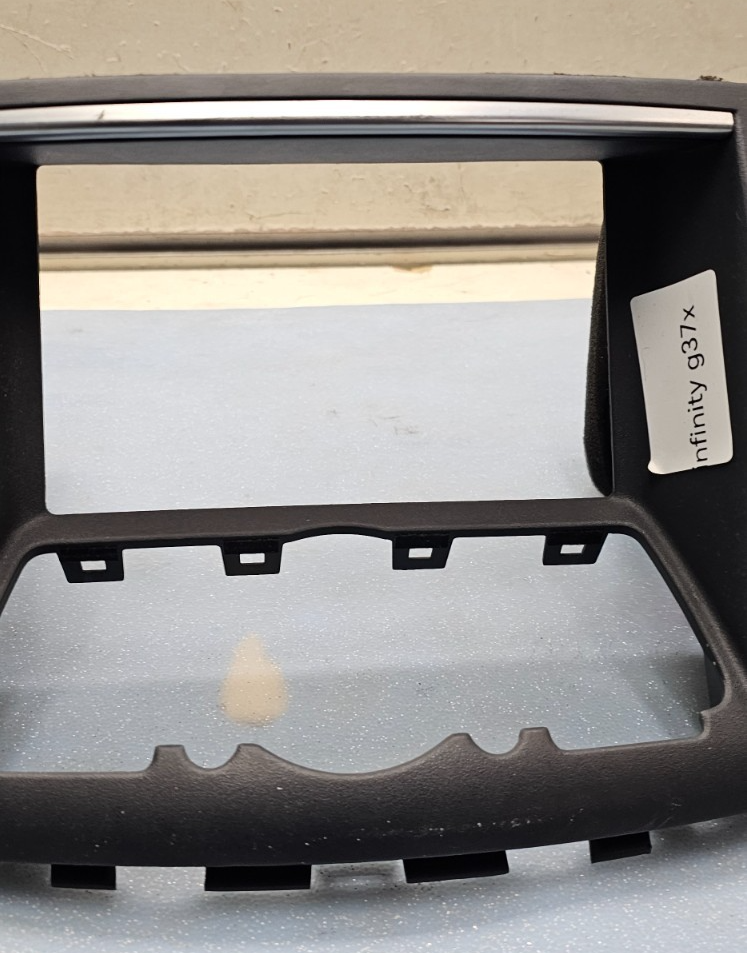 🔥08-13 Infiniti G25 G35 G37 Dash Radio Stereo Bezel Trim Instrument Panel Black