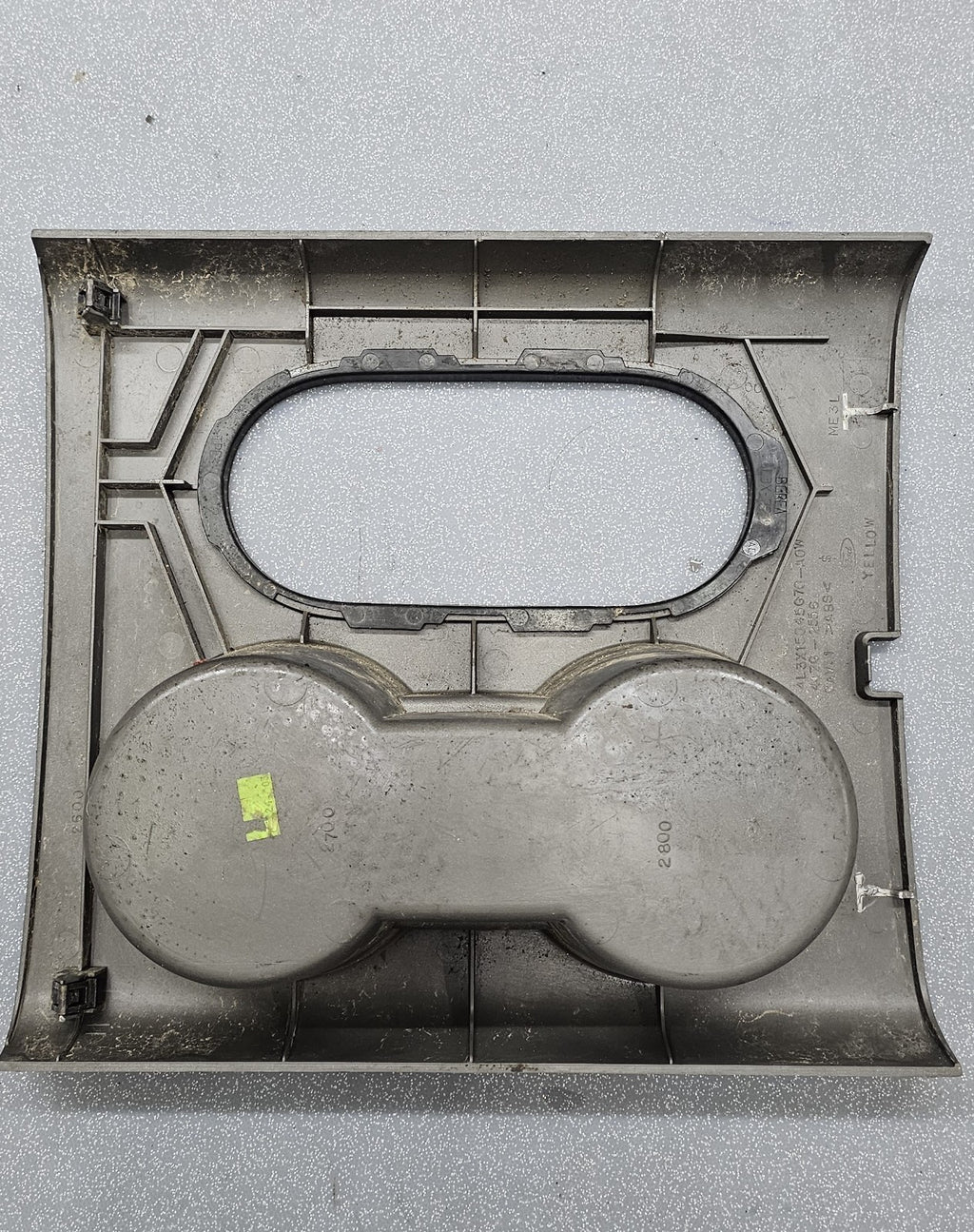 🔥04-08 Ford F150 Center Floor Console Shifter Shift Bezel Cup Holder Gray OEM