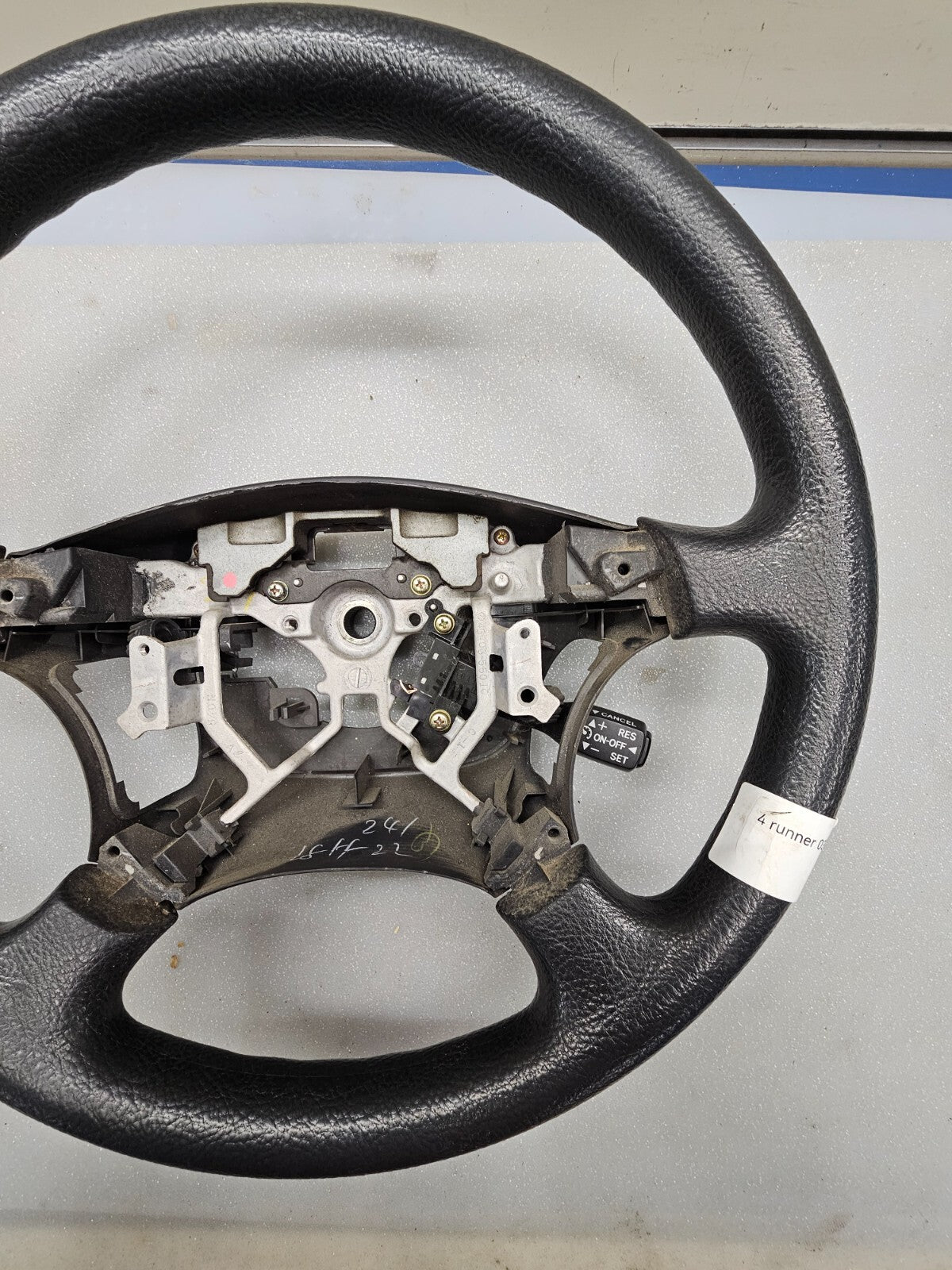 🔥2008-2016 Toyota Land Cruiser Steering Wheel Leather BLACK