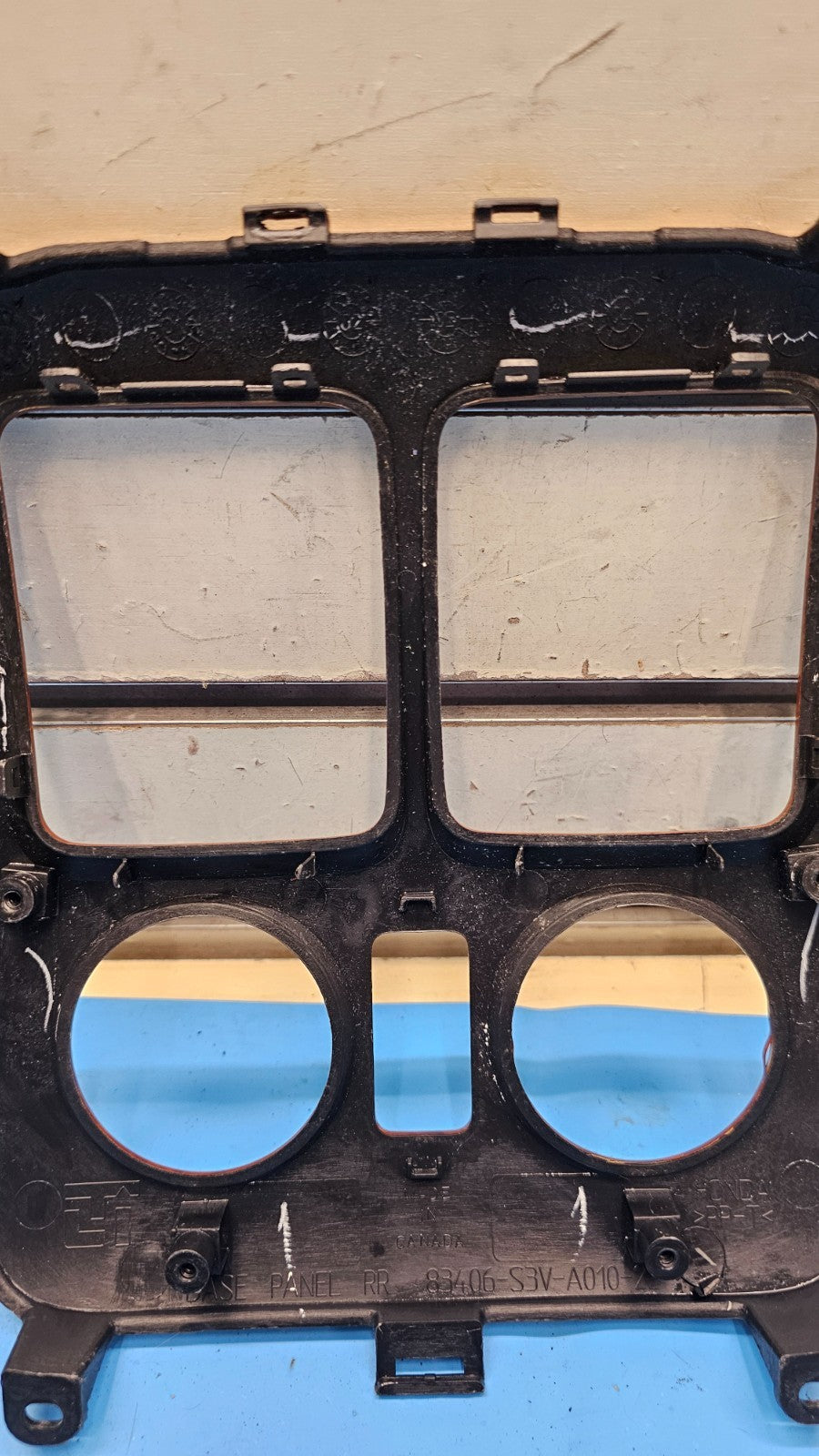 🔥01-06 Acura MDX Rear AC Climate Control Bezel Trim Woodgrain