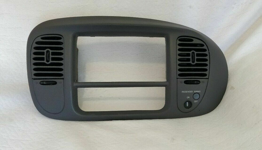 🔥97-03 Ford F150 Center Dash Radio Climate BEZEL Panel 🔴AIRBG Line GRAY B1