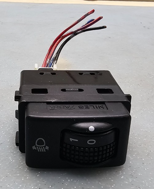 03-06 Nissan Murano Dash Dimmer Headlight Lamp Retractable Control Switch Black