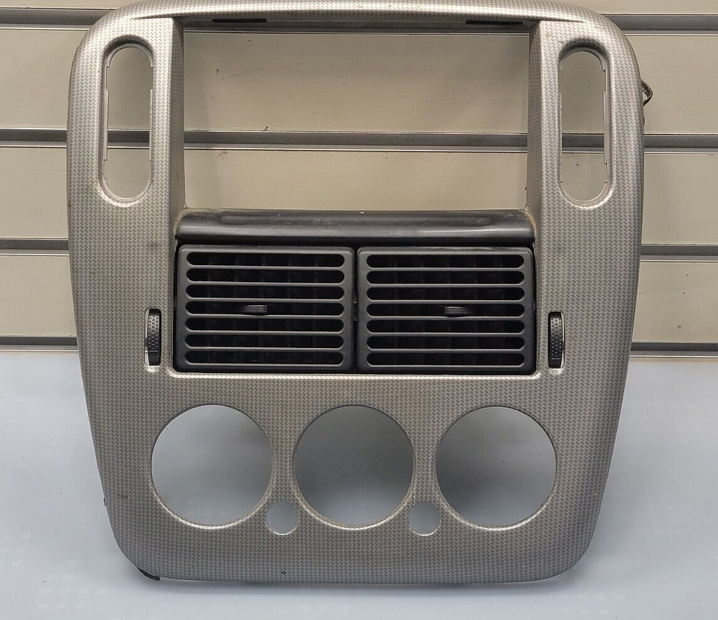 🔥02-05 FORD EXPLORER RADIO AUDIO CLIMATE TEMPERATURE CONTROL BEZEL carbon fiber
