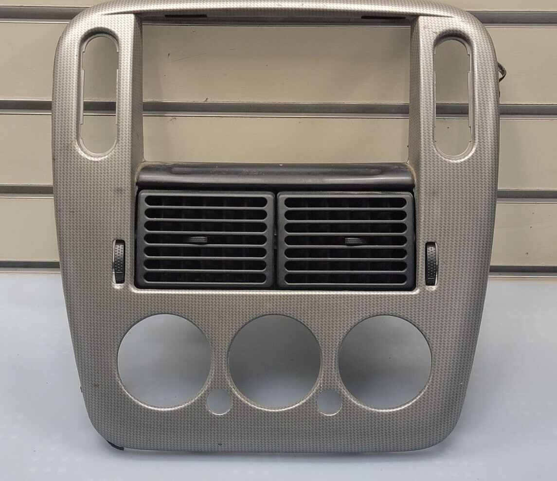 🔥02-05 FORD EXPLORER RADIO AUDIO CLIMATE TEMPERATURE CONTROL BEZEL carbon fiber