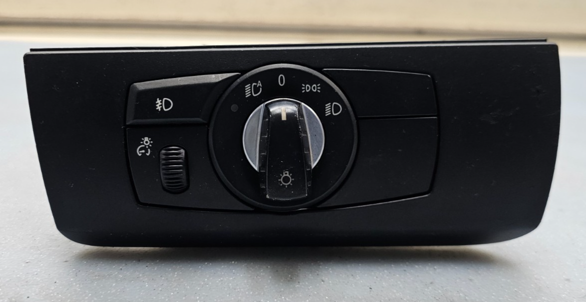 🔥2007-2013 BMW X5 X6 Headlight Headlamp Switch Control OEM BLACK
