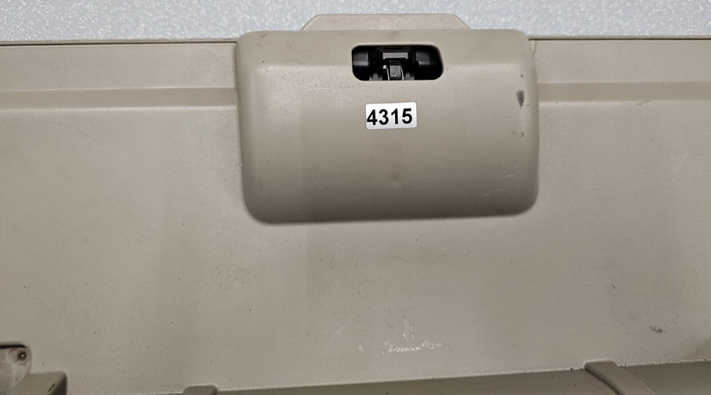 🔥13-18 DODGE RAM LARAMIE UPPER GLOVE BOX STORAGE COMPARTMENT DOOR ASSEMBLY TAN