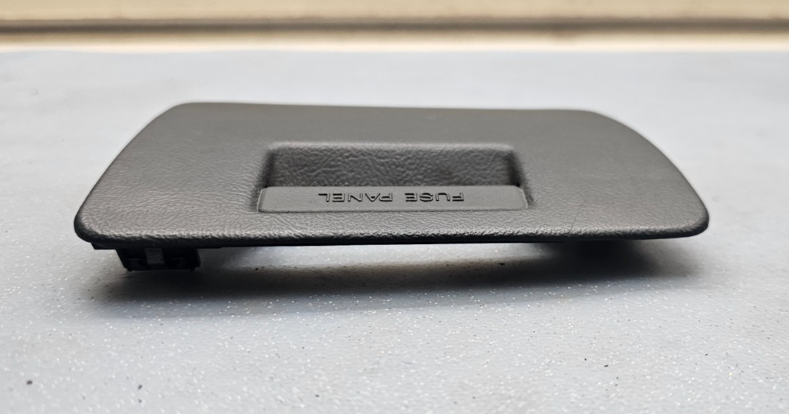 🔥92-97 Ford F150 F250 F350 Bronco Fuse box Cover Trim Panel Bezel black OEM