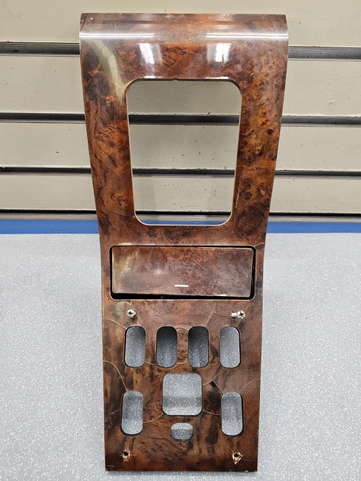 98-01 Mercedes ML320 ML430 Center Console Shifter Bezel Trim Window Switch Wood