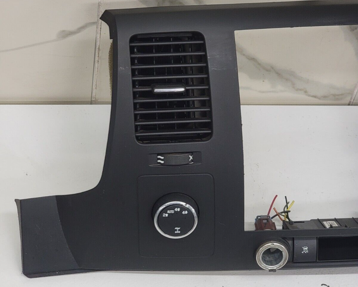 🔥2007-2014 Chevy Silverado SIERRA Center Dash Radio Bezel Climate Trim BLACK