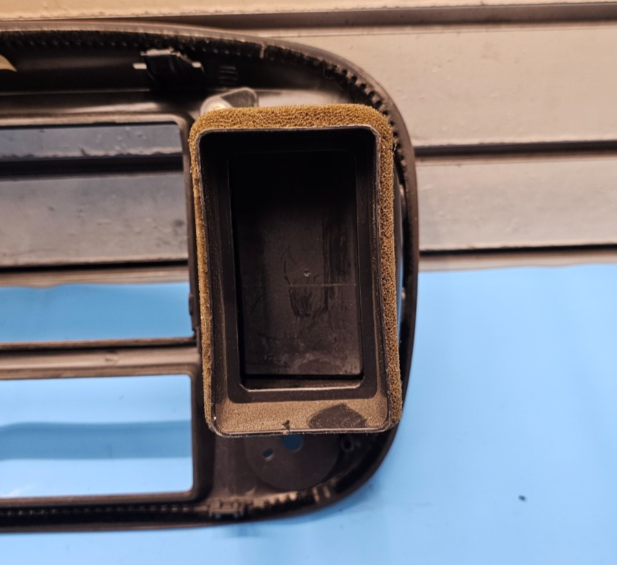 🔥97-03 Ford F150 Center Dash Radio Climate Trim Stereo Display BEZEL Panel Wood