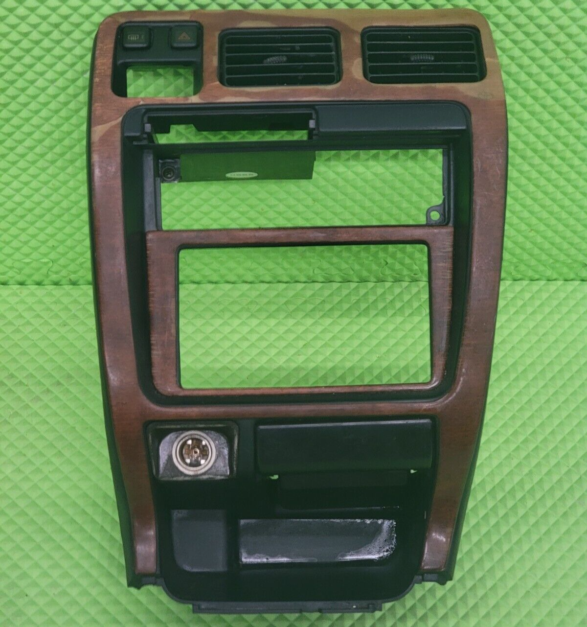 🔥96-99 Toyota 4Runner Center Dash Radio Stereo Display Climate Bezel Wood B56