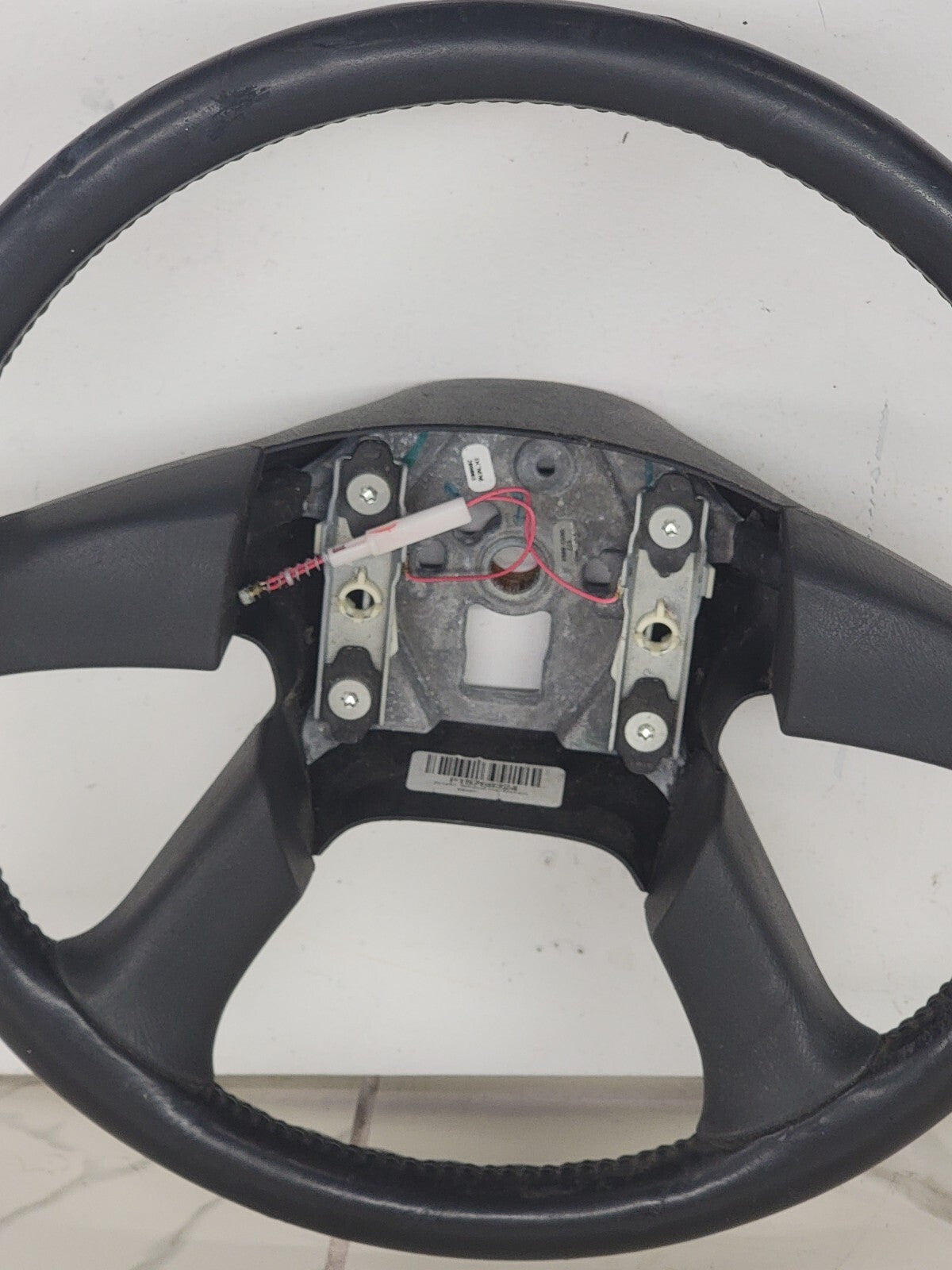 🔥03-06 SILVERADO SIERRA YUKON TAHOE SUBURBAN STEERING WHEEL LEATHER BLACK