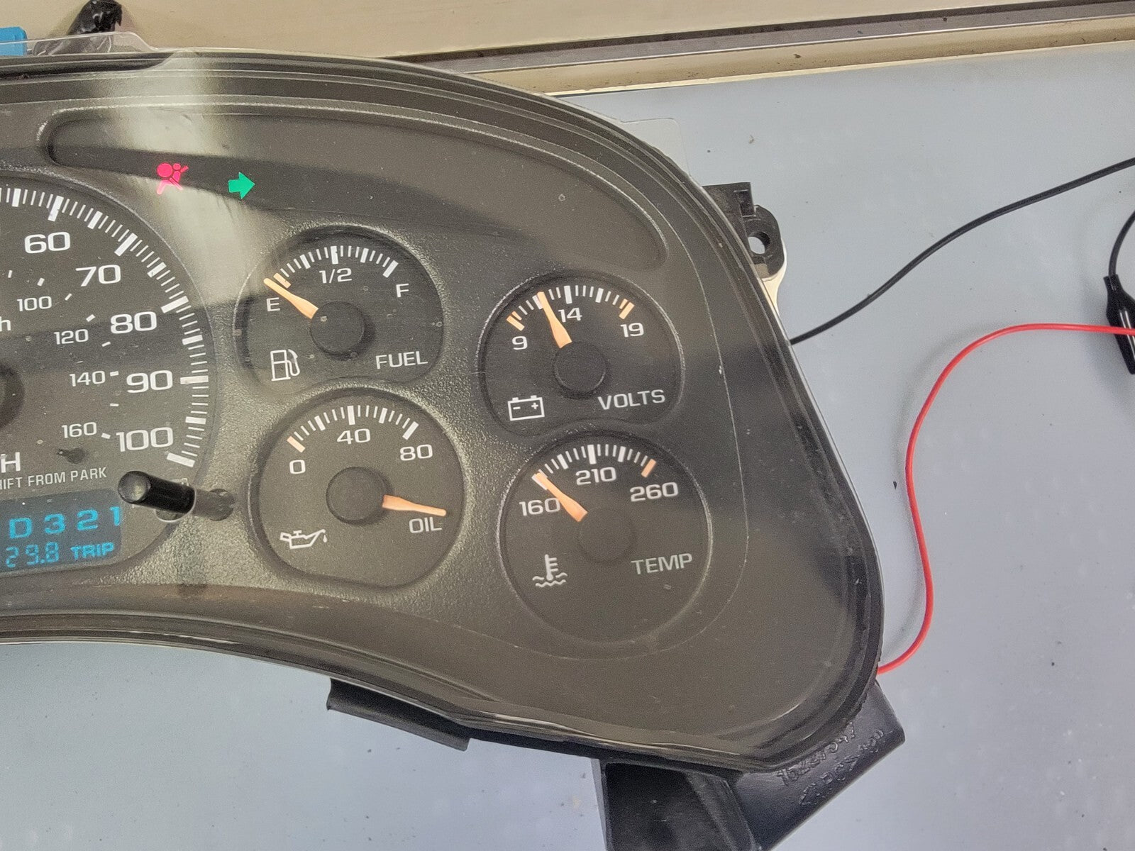 🔥99-02 SILVERADO SIERRA TAHOE INSTRUMENT GAUGE CLUSTER SPEEDOMETER 129.8 Trip