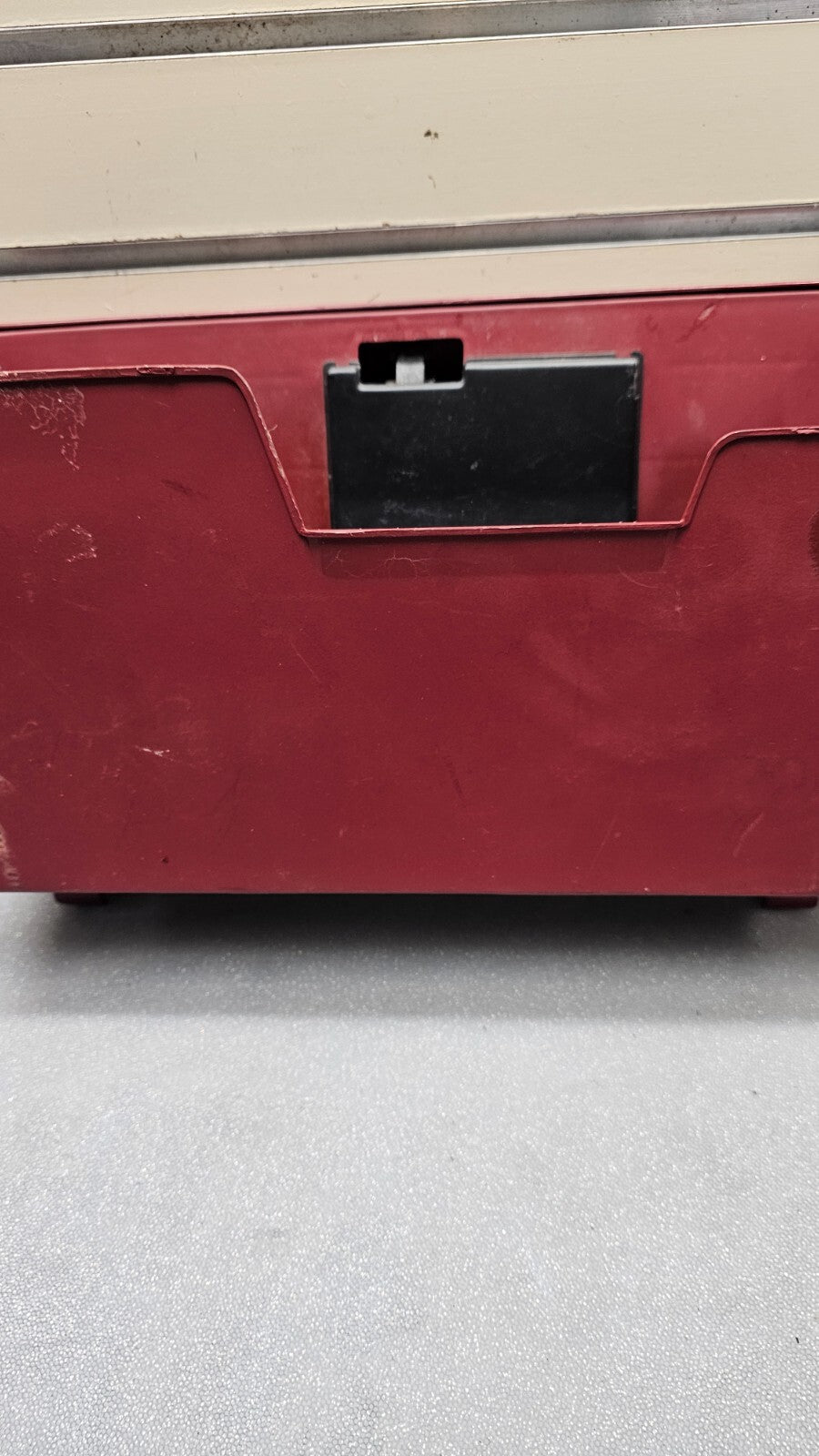 🔥92-96 F150 F250 F350 Bronco Dash Glove Box Storage Compartment Assembly RED