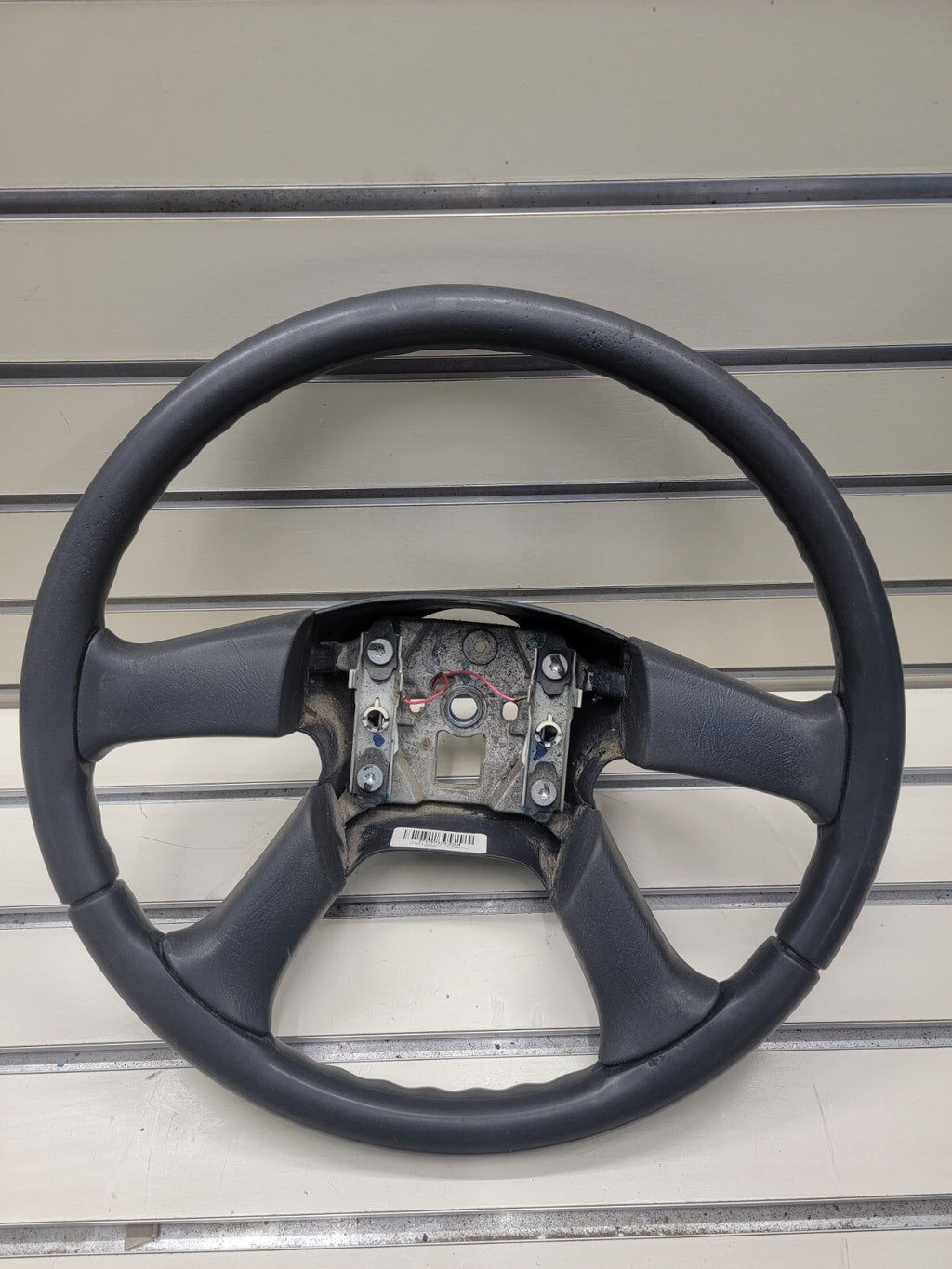 🔥03-06 SILVERADO SIERRA YUKON TAHOE SUBURBAN STEERING WHEEL LEATHER BLACK