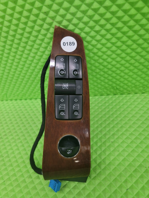 00 - 02 MERCEDES S430 DRIVER LEFT SIDE MASTER POWER WINDOW SWITCH WOODGRAIN