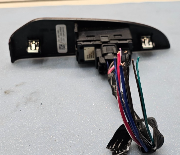 🔥07-14 Suburban Yukon Rear Left Driver Master Window Switch Assembly WOOD WS5