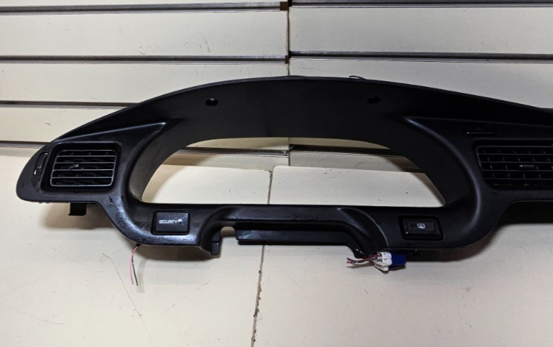 🔥98-01 Nissan Altima Dash Instrument Cluster Speedometer Tachometer Bezel Black