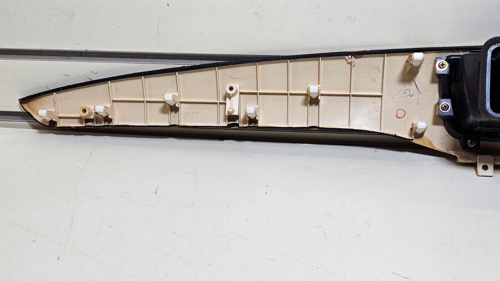 🔥02-07 Mitsubishi Lancer Dash Front Center Trim Bezel Panel Air Vent Woodgrain