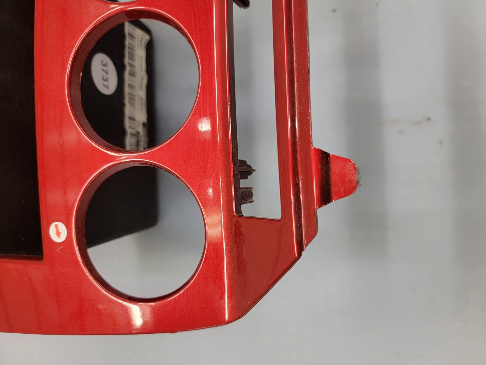 🔥07-09 Dodge CALIBER Dash Radio Center BEZEL Climate Dash Trim Vents Red B15