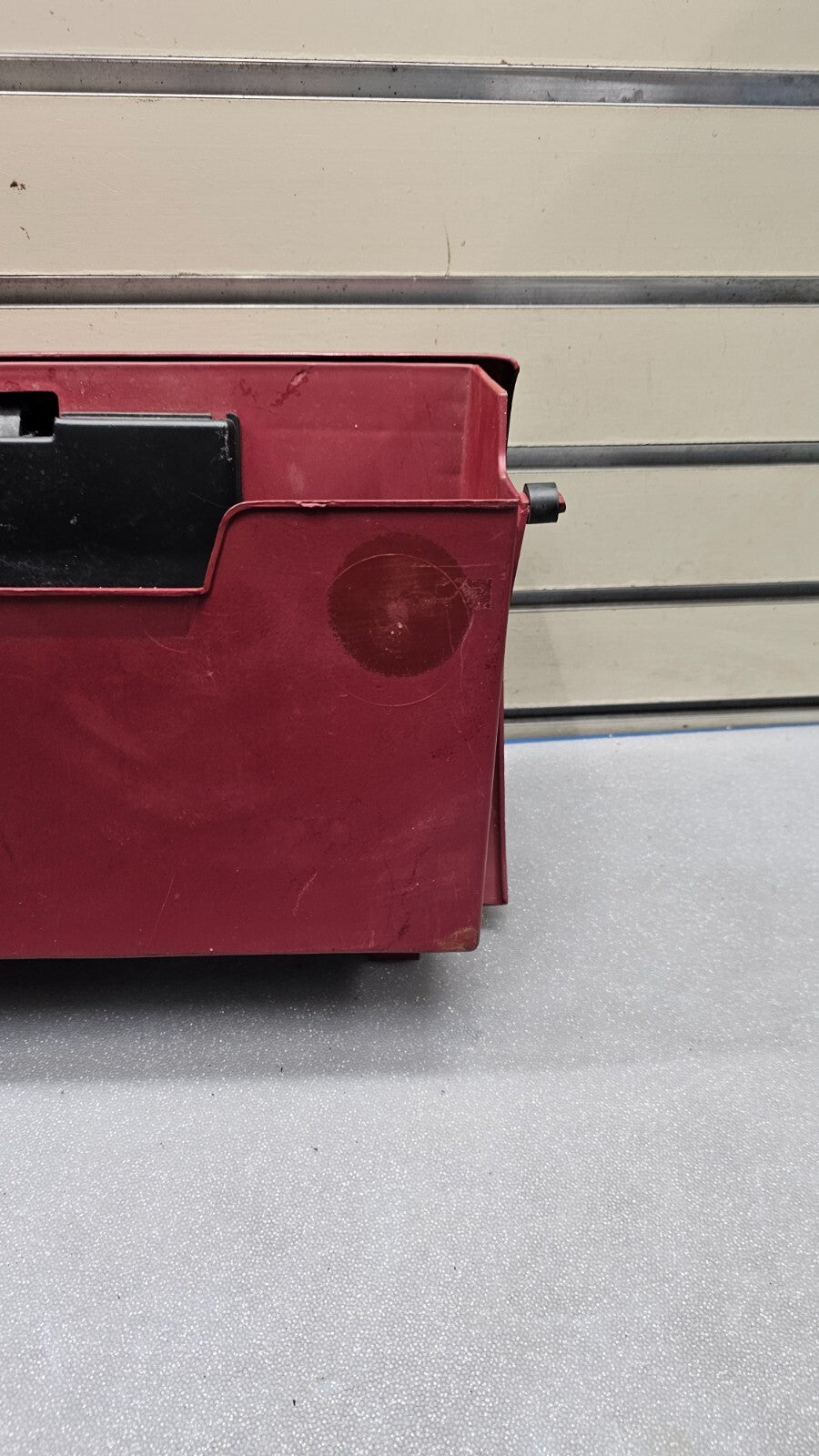 🔥92-96 F150 F250 F350 Bronco Dash Glove Box Storage Compartment Assembly RED