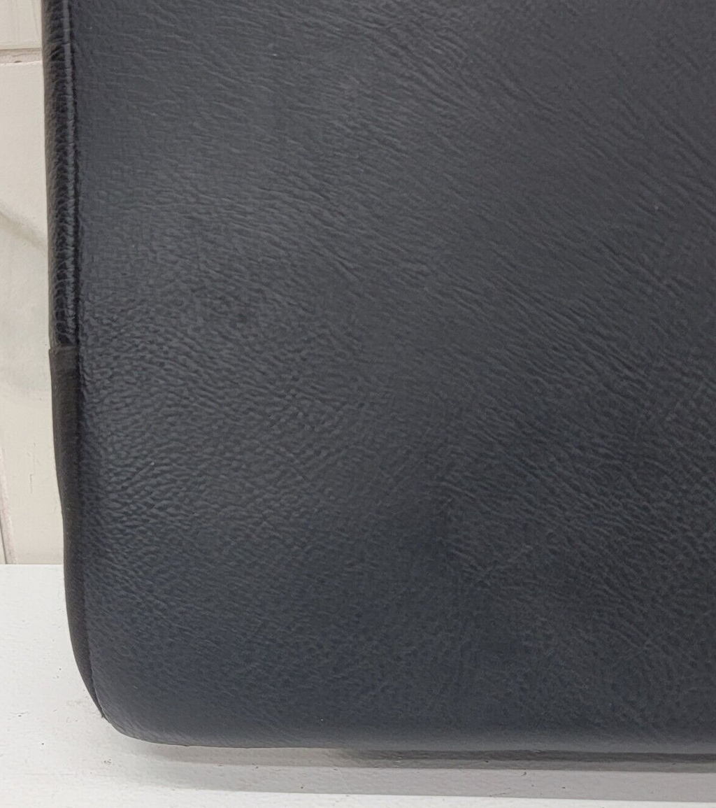 02-08 Dodge RAM Center Console Jump Seat ARMREST Cover Lid Leather Dark Gray JS7