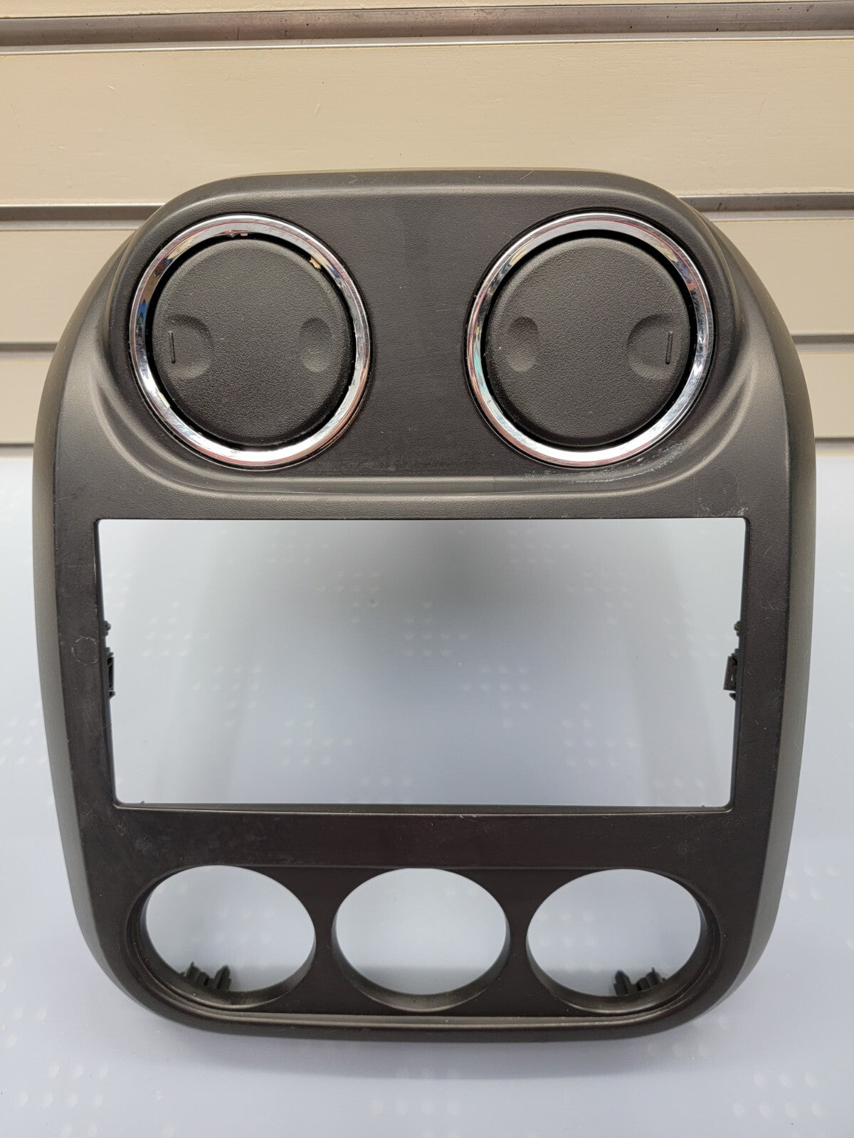 🔥10-16 Jeep Compass Patriot Center Radio Climate Dash Trim Bezel Vents GRAY