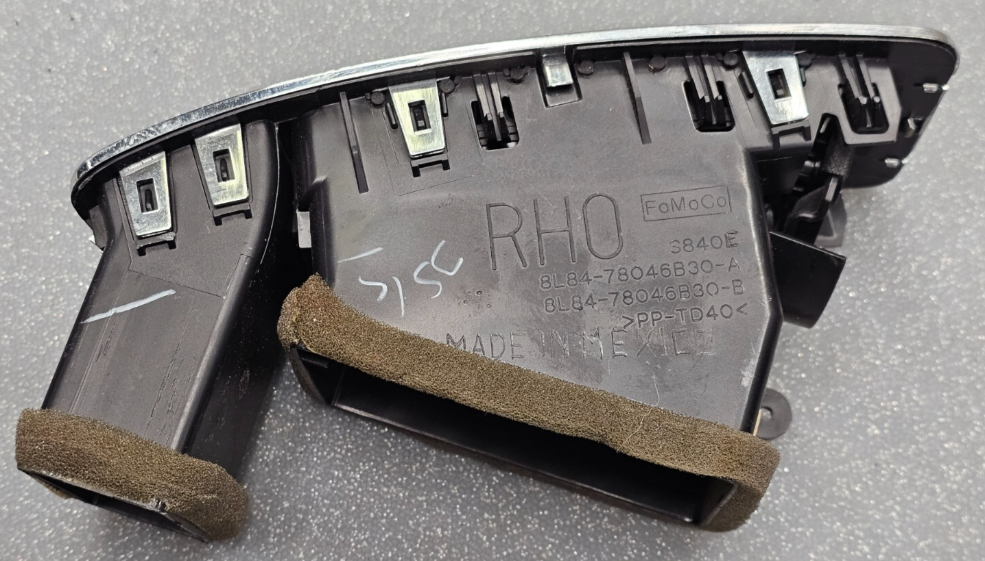 🔥08-12 Ford Escape Dash Right Passenger AC A/C Air Vent HEATER Panel Black