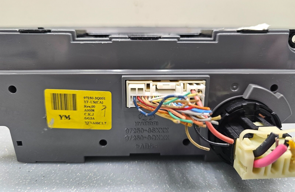 11-13 Hyundai Sonata Heater Temperature Climate Control Panel Unit Conditioning