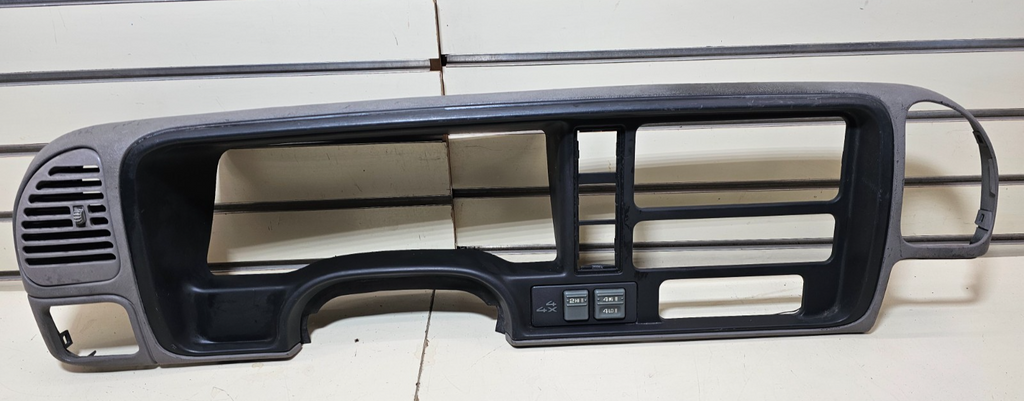 🔥95-99 CHEVY GMC TRUCK SILVERADO CK Cluster Gauge Speedo Dash Bezel Gray C3