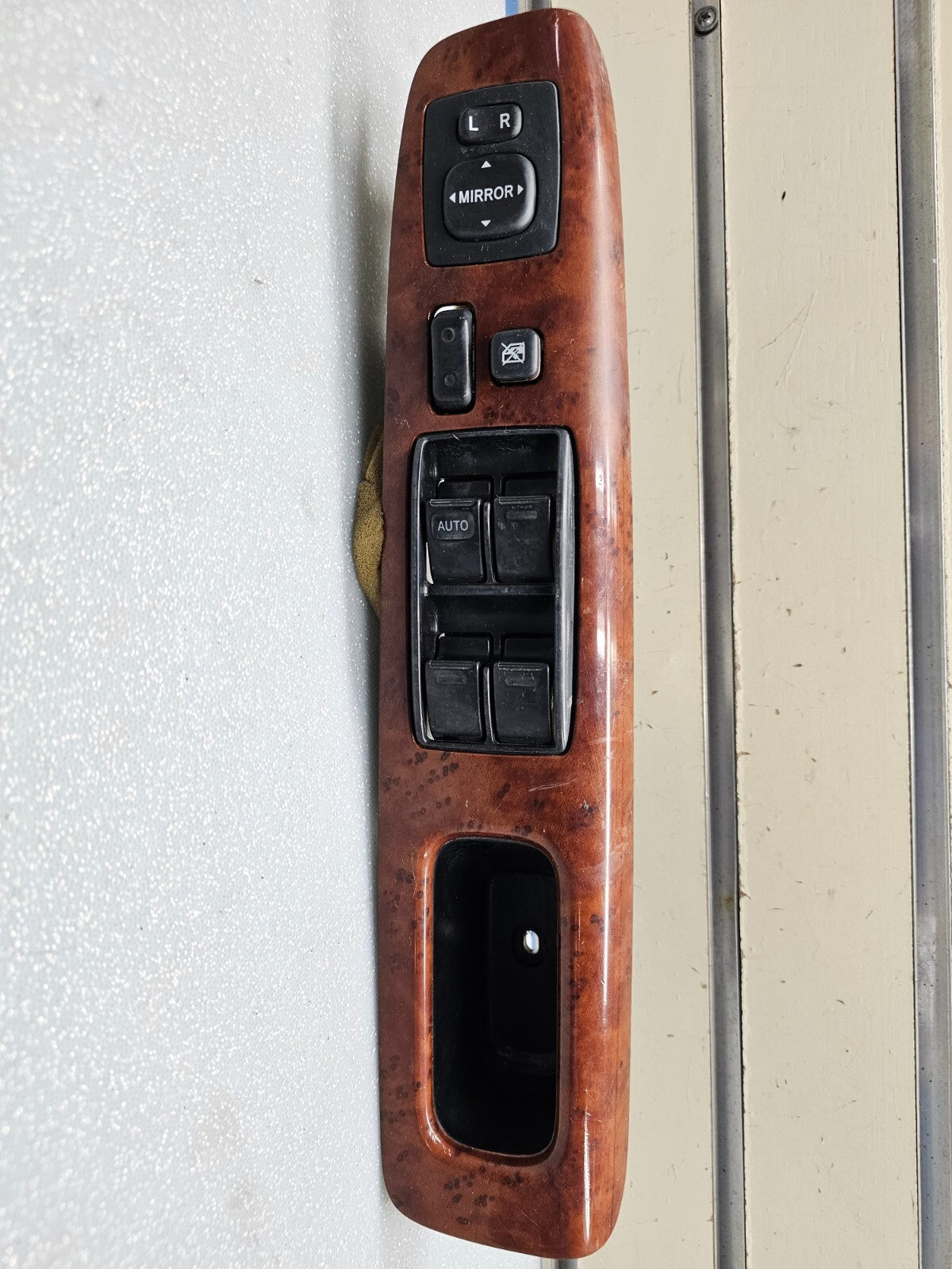 🔥02-06 Camry Sienna Front Left Driver Master Power Window Switch Assembly Wood