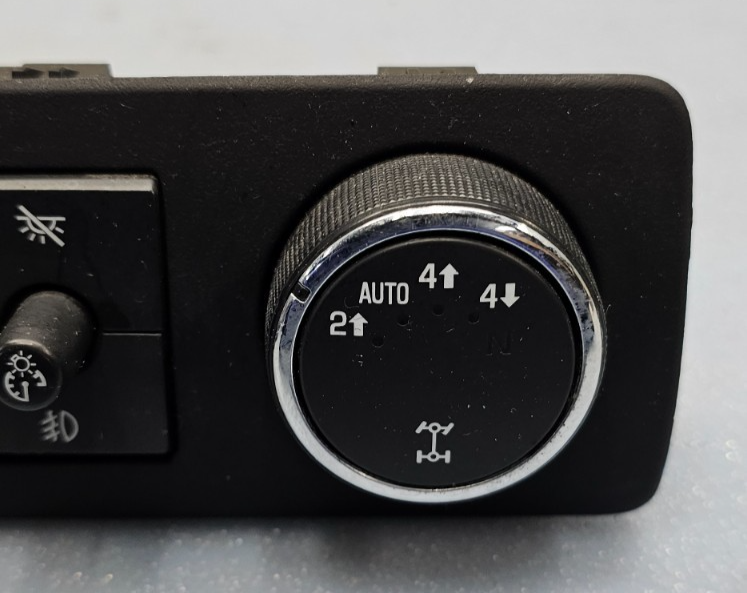 🔥07-13 Silverado Tahoe Sierra Dash Head Light headlightControl Switch Black