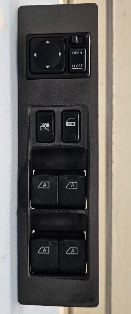 🔥04-15 TITAN ARMADA LEFT DRIVER SIDE POWER WINDOW LOCK SWITCH ASSEMBLY BLACK