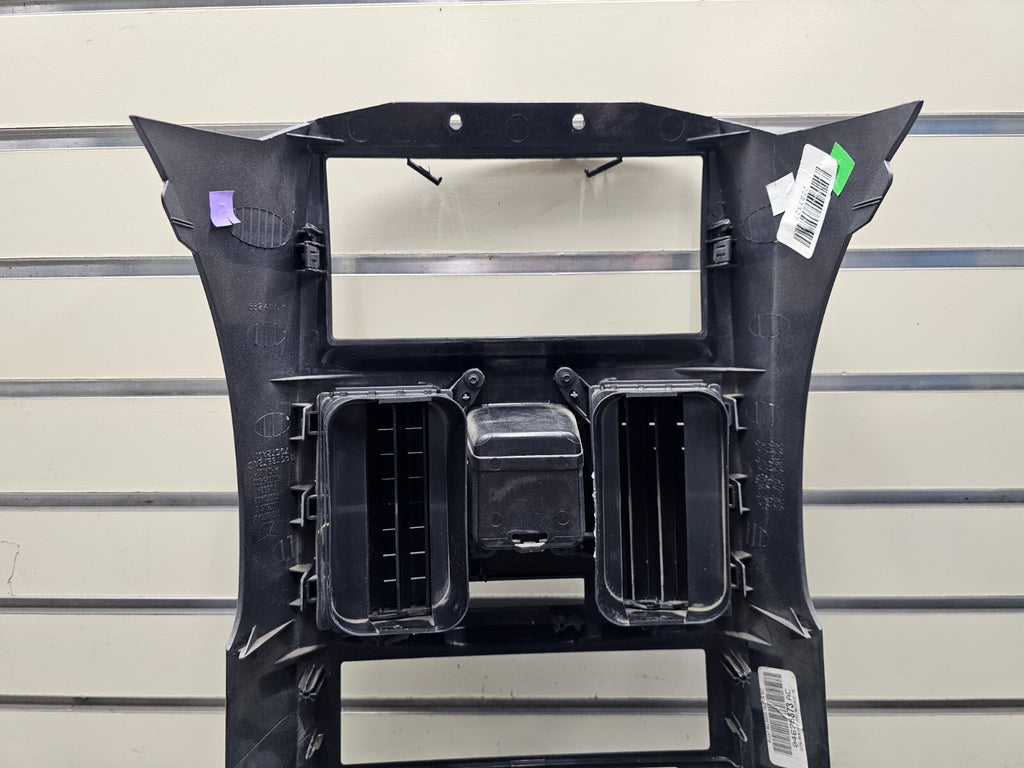 🔥08-10 DODGE CARAVAN DASH RADIO SURROUND BEZEL TRIM PANEL CLIMATE CONTROL BLACK