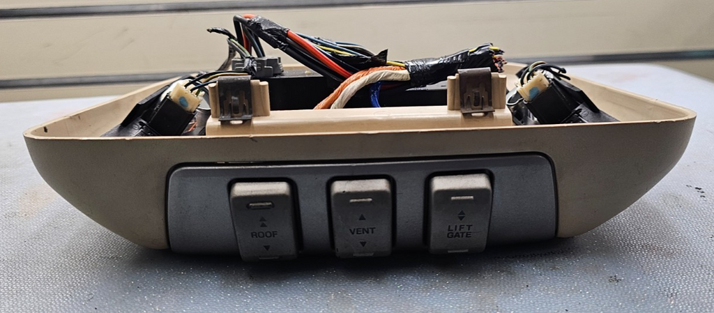 🔥03-06 Lincoln Navigator Rear AC Heater Temperature Control Bezel Tan OEM