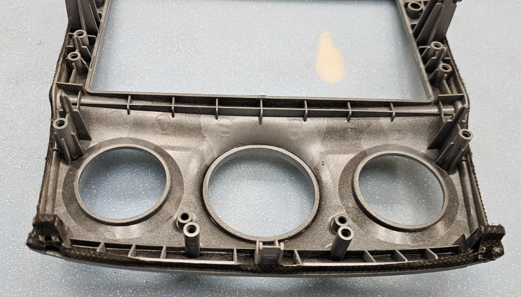 🔥05-09 KIA SPORTAGE CENTER DASH RADIO BEZEL TRIM CLIMATE CONTROL OEM SILVER