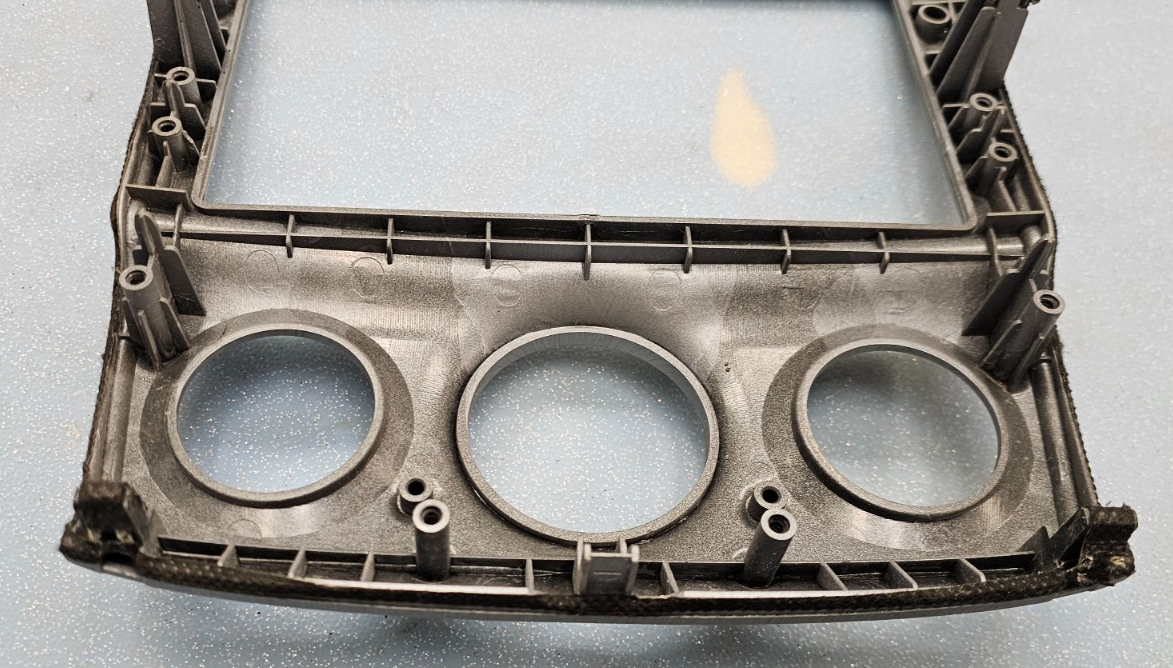 🔥05-09 KIA SPORTAGE CENTER DASH RADIO BEZEL TRIM CLIMATE CONTROL OEM SILVER
