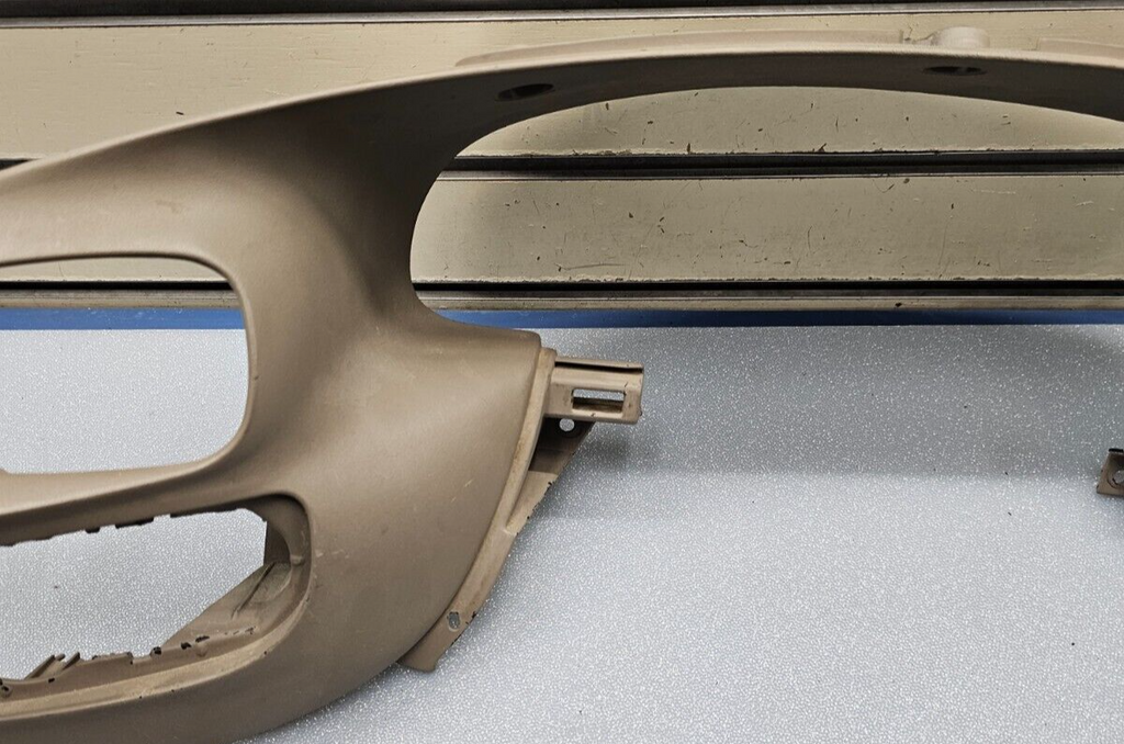 🔥97-03 Ford F150 Dash Speedometer Instrument CLUSTER Bezel Trim Panel TAN C13
