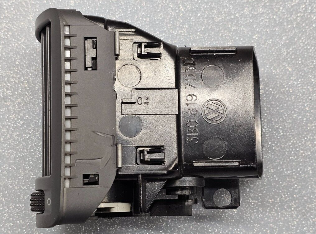 🔥98-05 PASSAT DASH LEFT DRIVER AC Outer AIR VENT HETER TRIM CONDITIONING BLACK