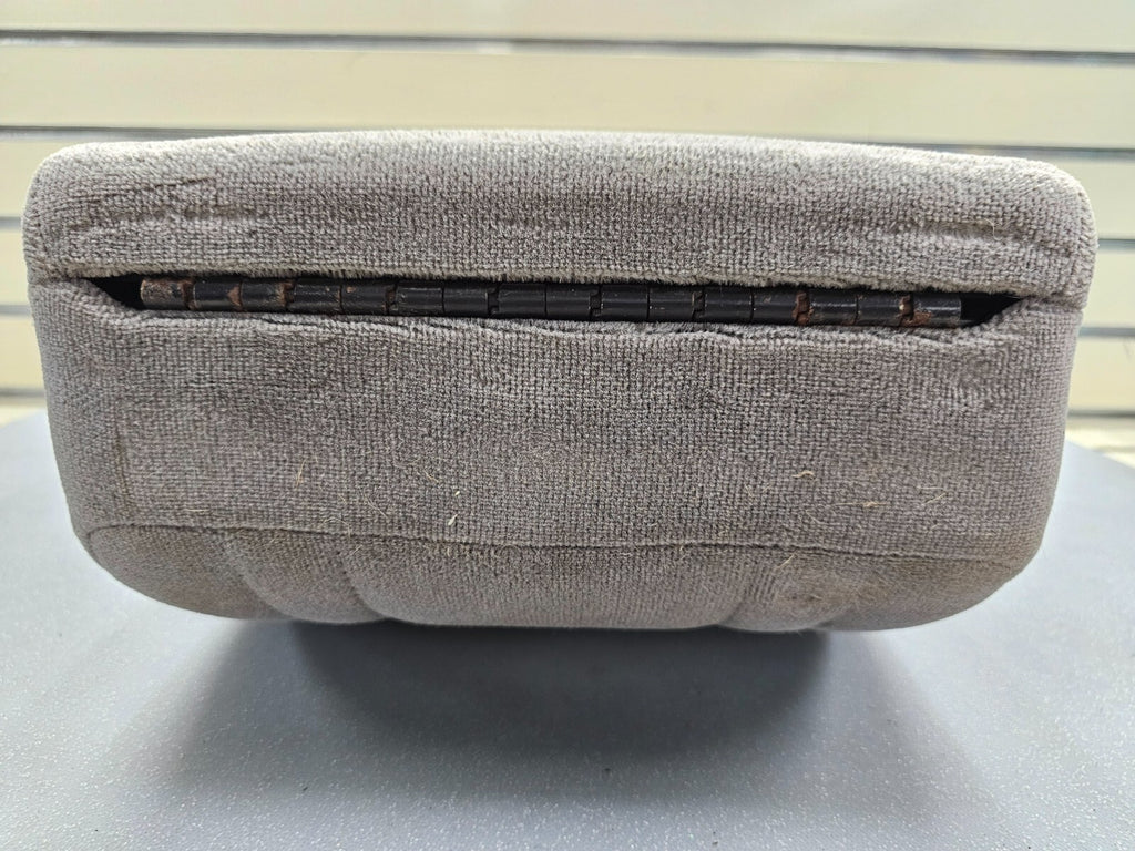 🔥97-03 Ford F150 Center Console JUMP SEAT Cloth/Leather Cup Holder LT GRAY JS6