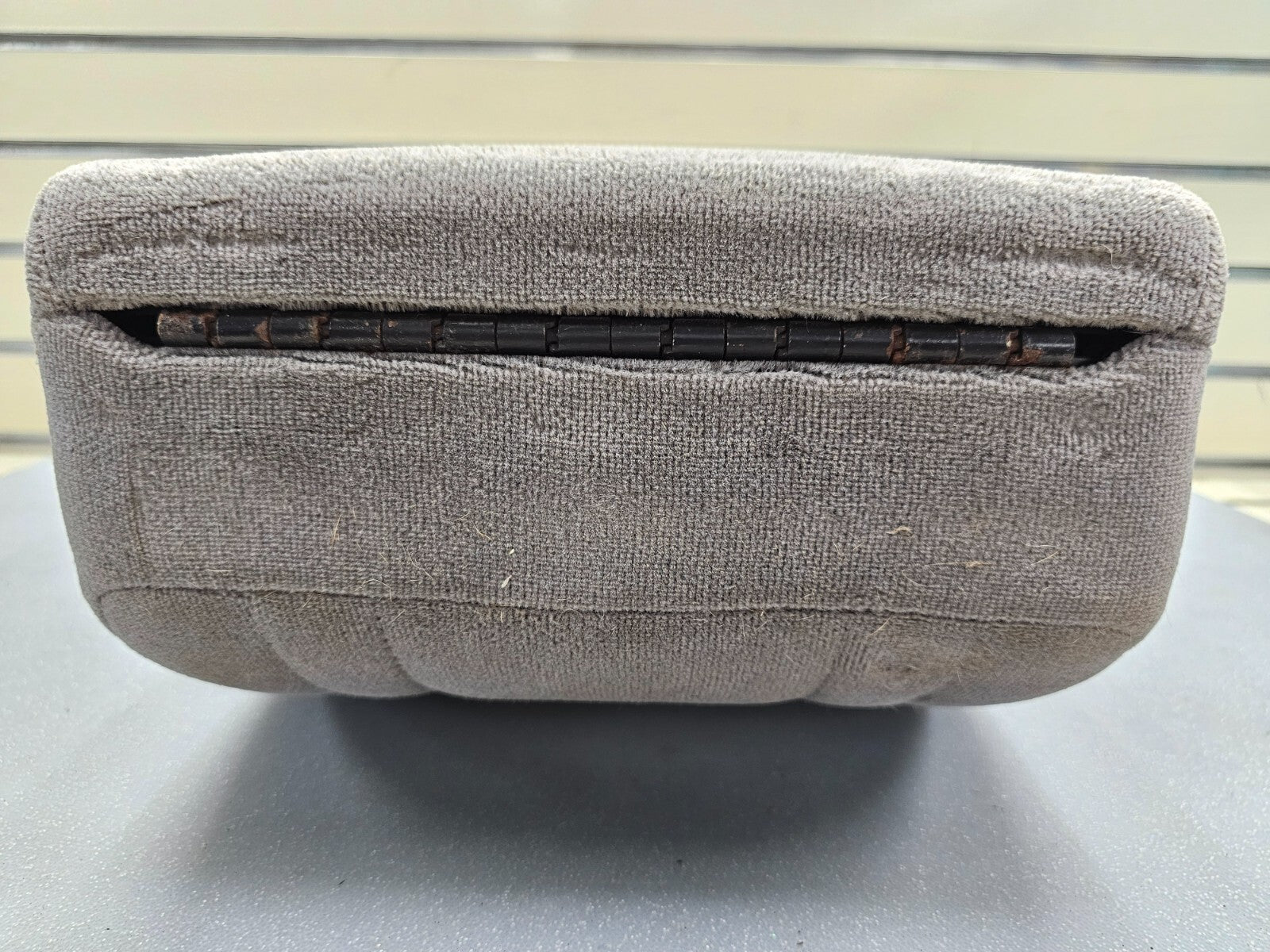 🔥97-03 Ford F150 Center Console JUMP SEAT Cloth/Leather Cup Holder LT GRAY JS6