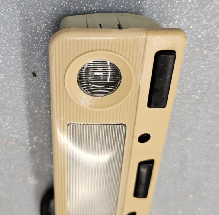 🔥96-03 BMW E38 740IL 750iL DOME MAP INTERIOR LIGHT LAMP OVERHEAD CONSOLE TAN